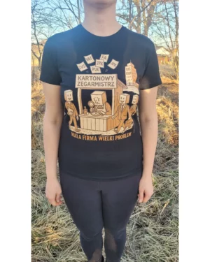 Kartonowy Zegarmistrz koszulka damska Kartonlandia
