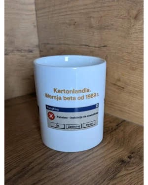 Kubek Kartonlandia Wersja beta od 1989 r
